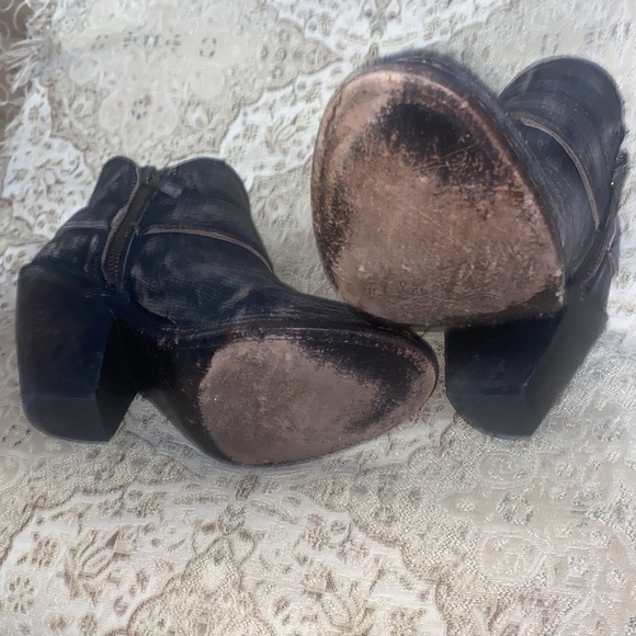 Dan Post Distressed Leather Ankle Boots style465 size7.5 rodeo/western wear - Picture 6 of 9